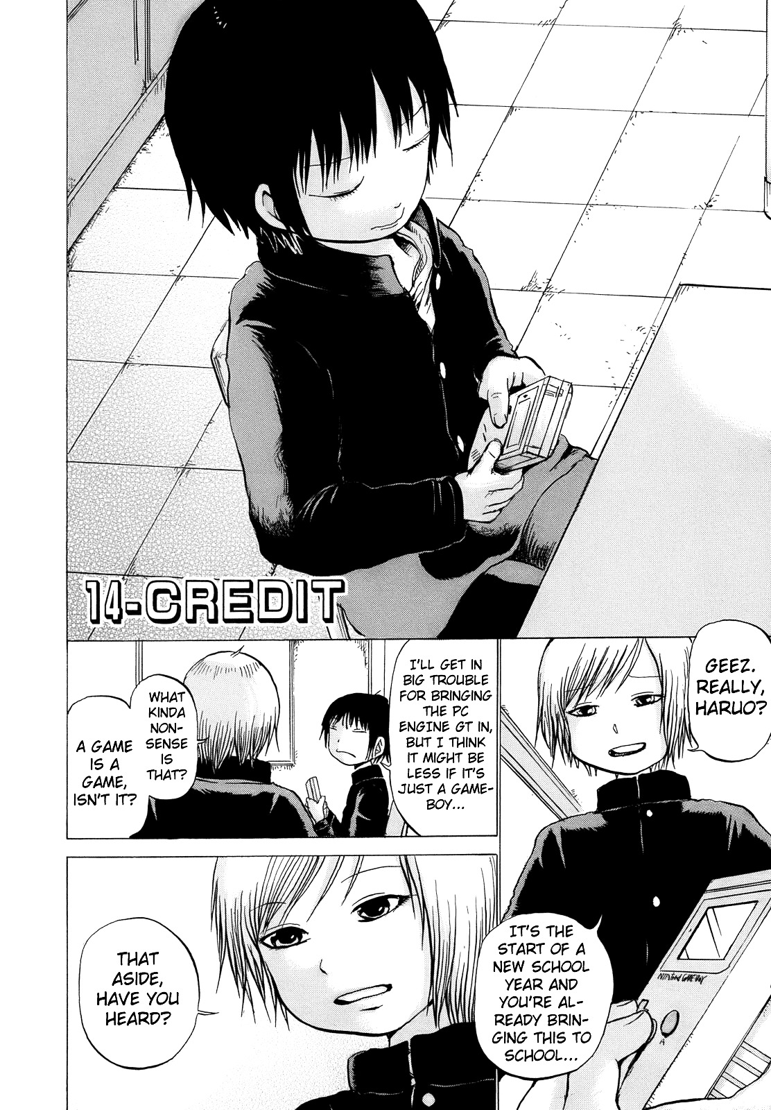 High Score Girl Chapter 14 page 3 - Chapter 14 : 14 - CREDIT