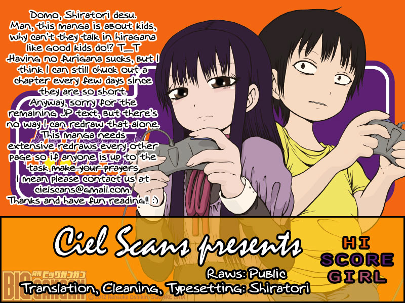 High Score Girl Chapter 2 page 1 - Chapter 2 : 2 - CREDIT