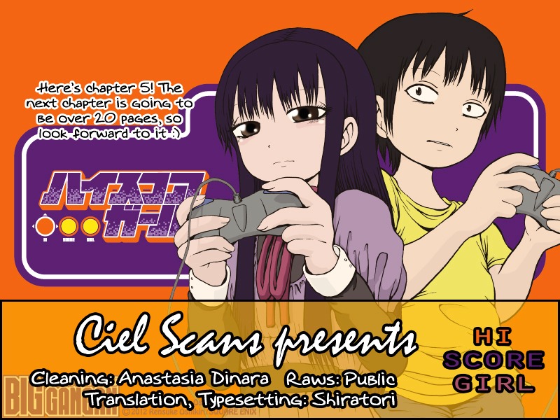 High Score Girl Chapter 5 page 1 - Chapter 5 : 5 - CREDIT