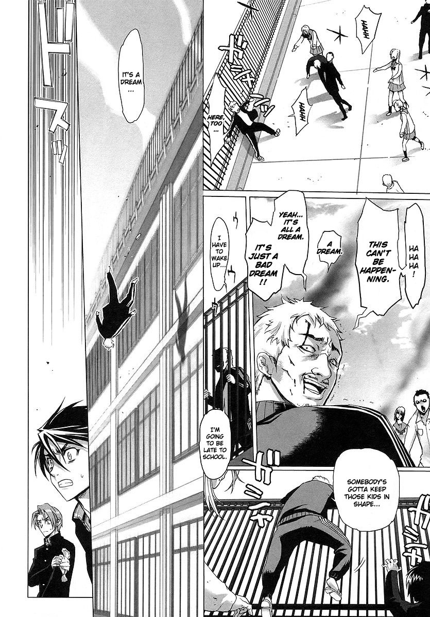 Highschool of the Dead Chapter 1 page 19 - Chapter 1: Spring of the Dead