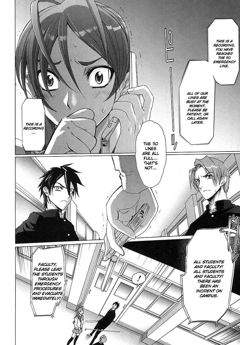Highschool of the Dead Chapter 1 page 37 - Chapter 1: Spring of the Dead