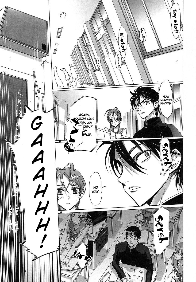 Highschool of the Dead Chapter 1 page 38 - Chapter 1: Spring of the Dead