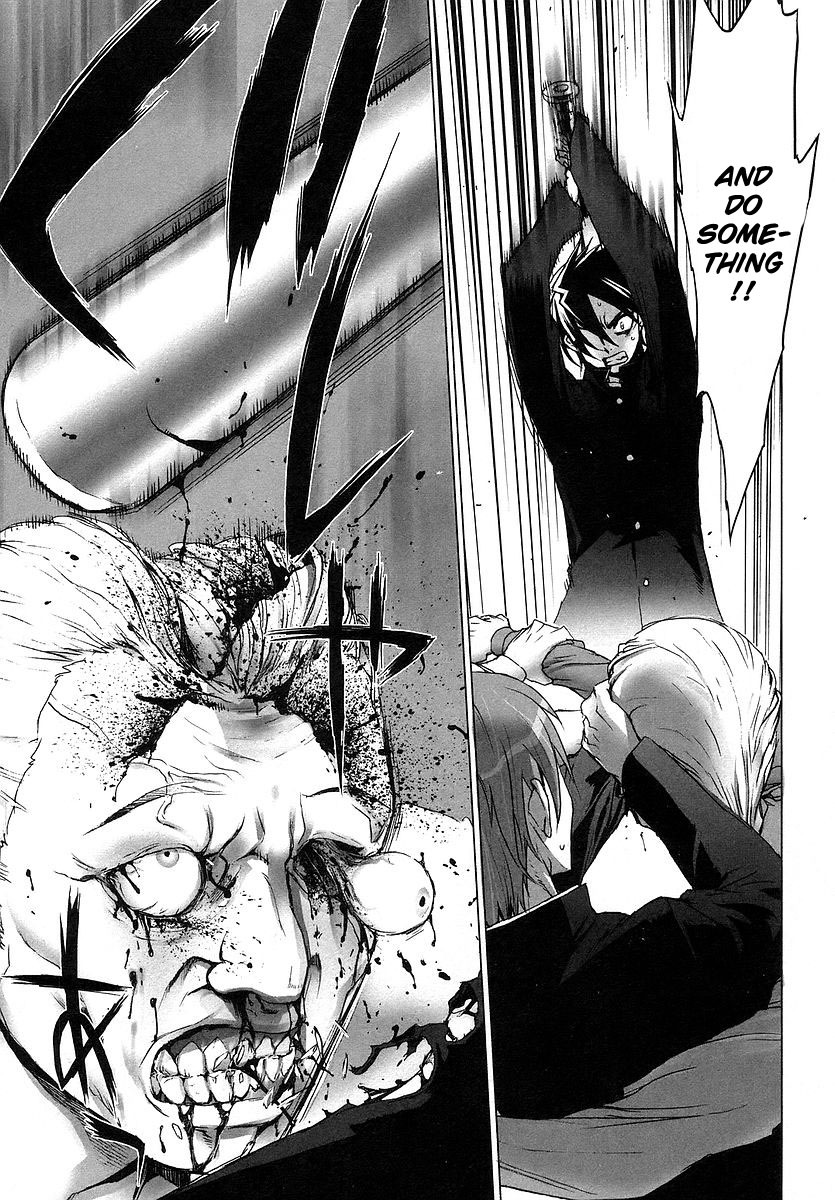 Highschool of the Dead Chapter 1 page 49 - Chapter 1: Spring of the Dead