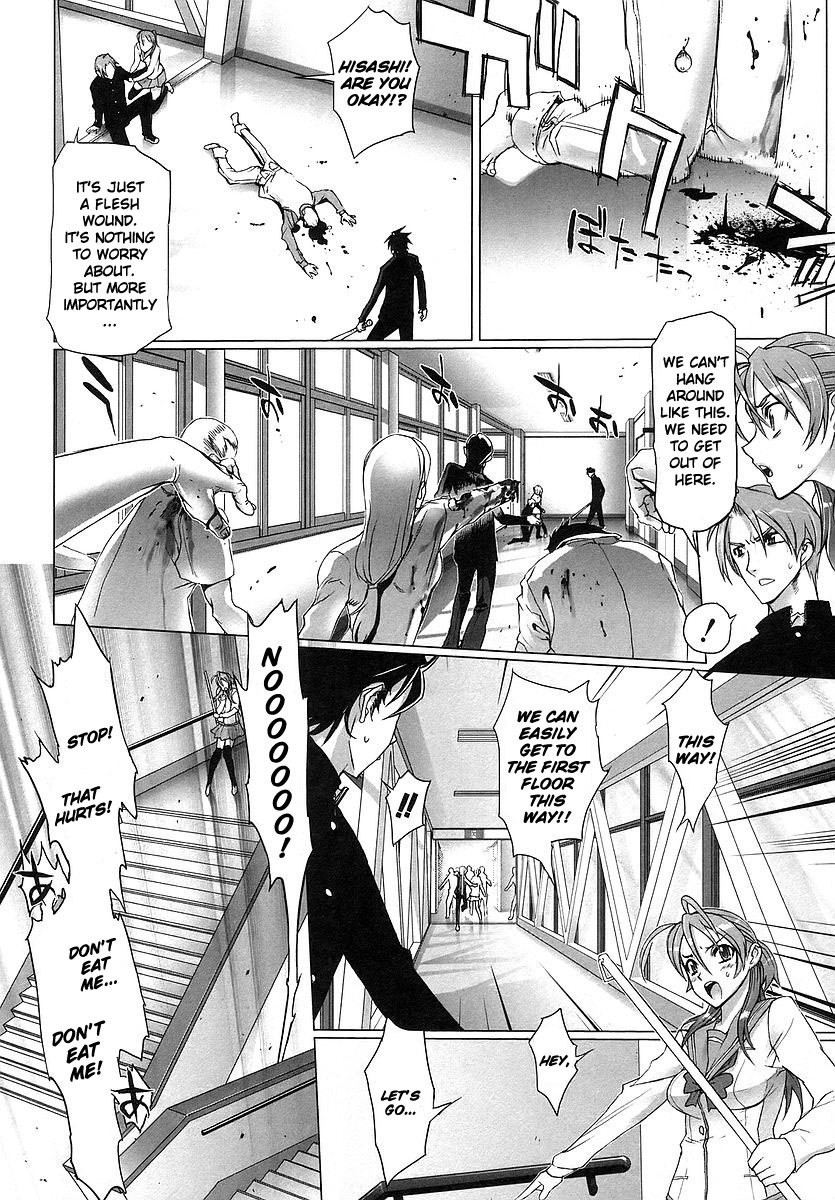 Highschool of the Dead Chapter 1 page 50 - Chapter 1: Spring of the Dead