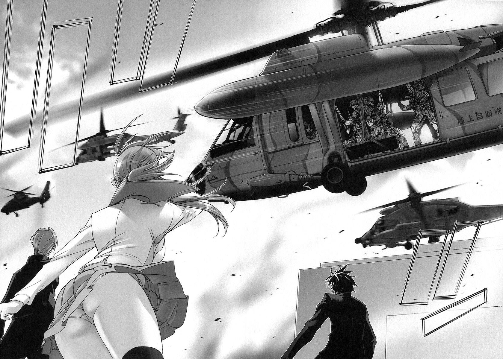 Highschool of the Dead Chapter 1 page 53 - Chapter 1: Spring of the Dead