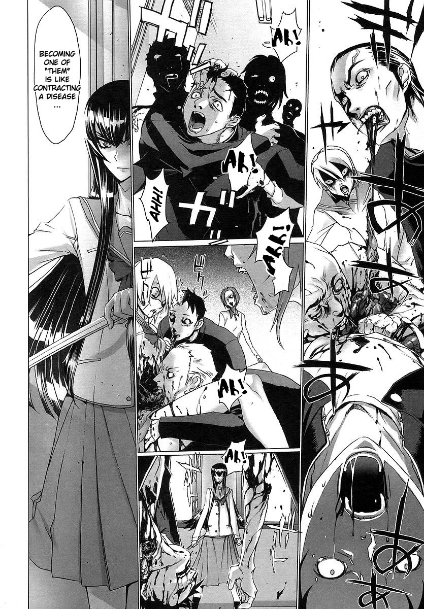 Highschool of the Dead Chapter 1 page 56 - Chapter 1: Spring of the Dead