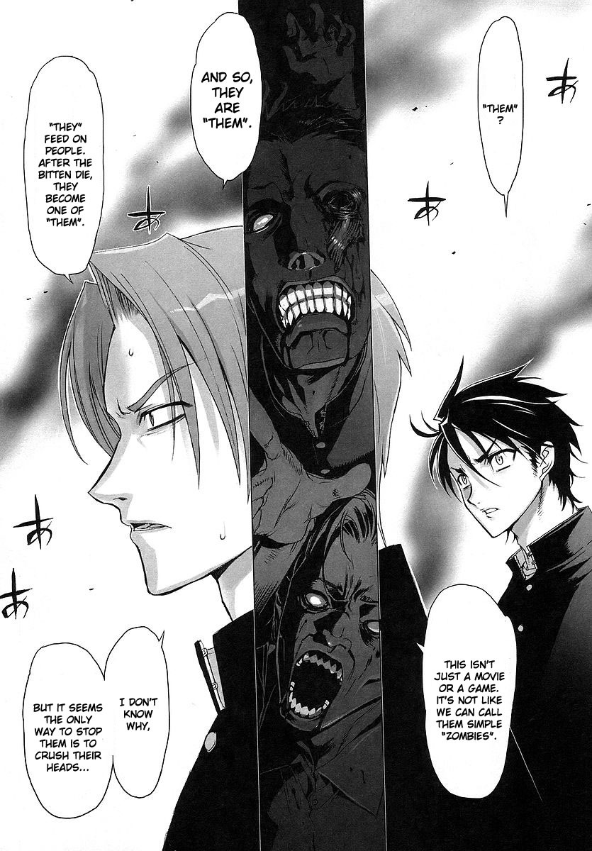 Highschool of the Dead Chapter 1 page 57 - Chapter 1: Spring of the Dead
