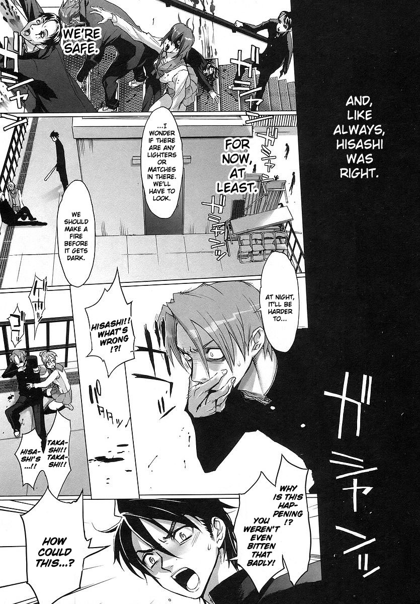 Highschool of the Dead Chapter 1 page 59 - Chapter 1: Spring of the Dead