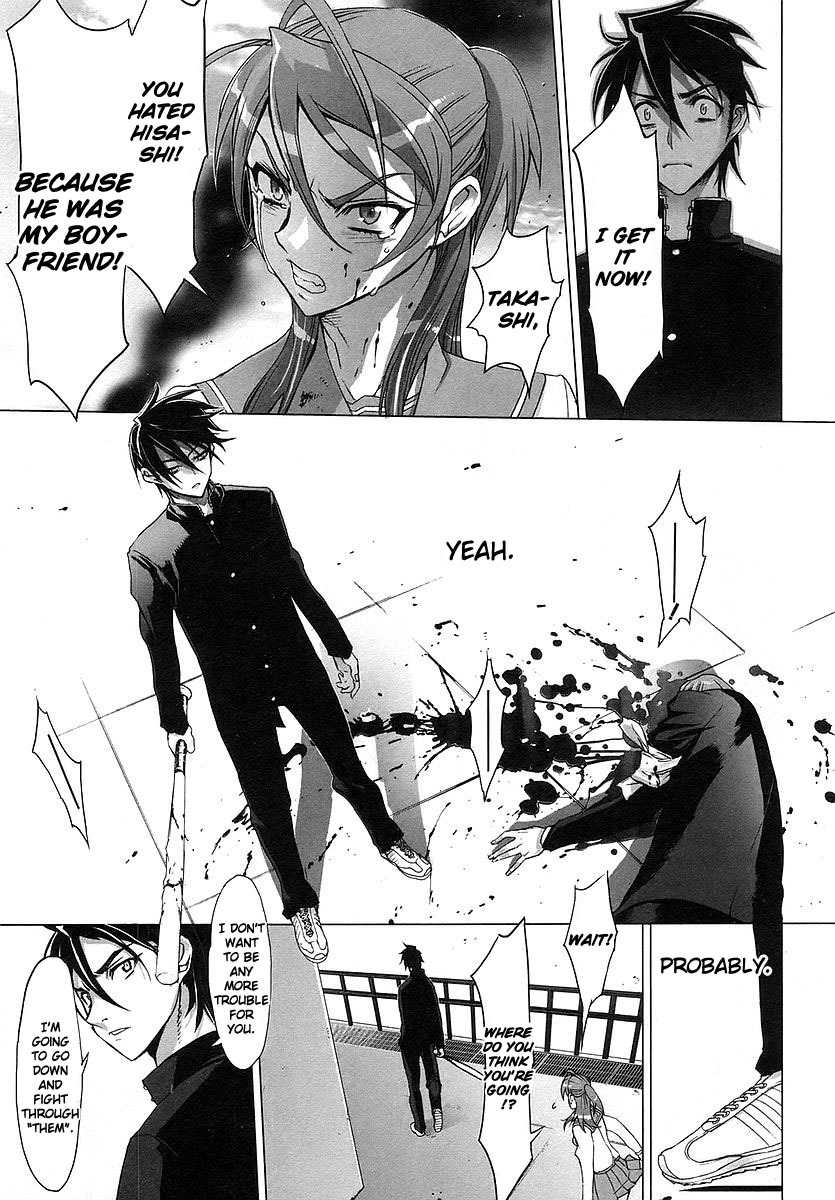 Highschool of the Dead Chapter 1 page 67 - Chapter 1: Spring of the Dead