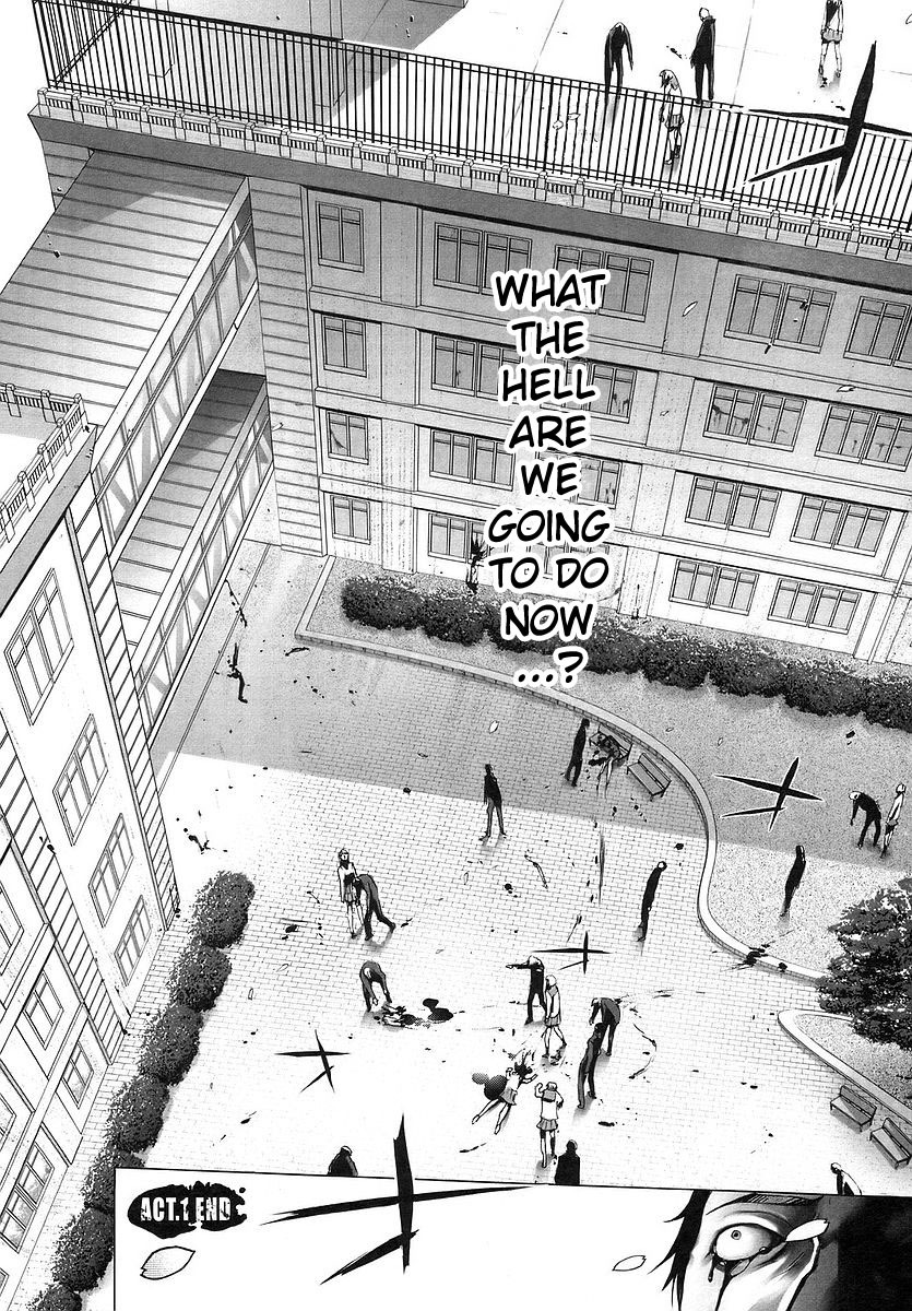 Highschool of the Dead Chapter 1 page 72 - Chapter 1: Spring of the Dead