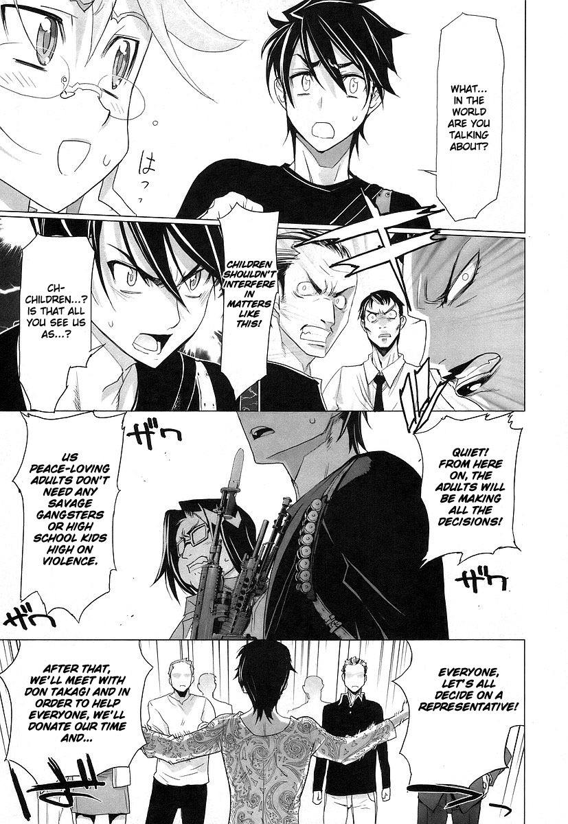 Highschool of the Dead Chapter 12 page 20 - Chapter 12: The Sum of All Dead's
