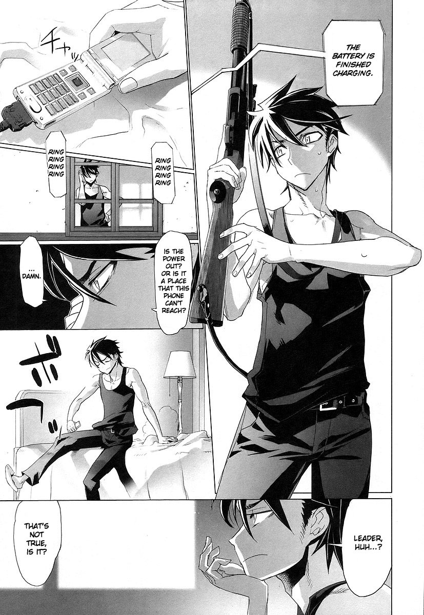 Highschool of the Dead Chapter 12 page 35 - Chapter 12: The Sum of All Dead's