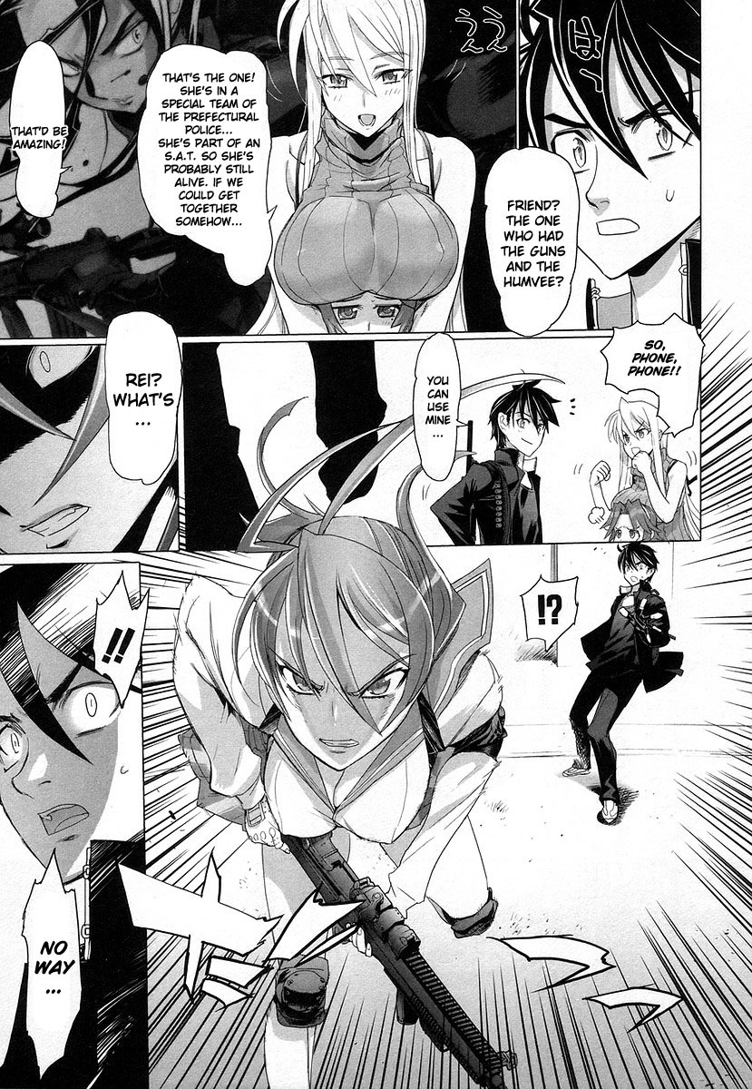 Highschool of the Dead Chapter 14 page 15 - Chapter 14: Dead Storm Rising