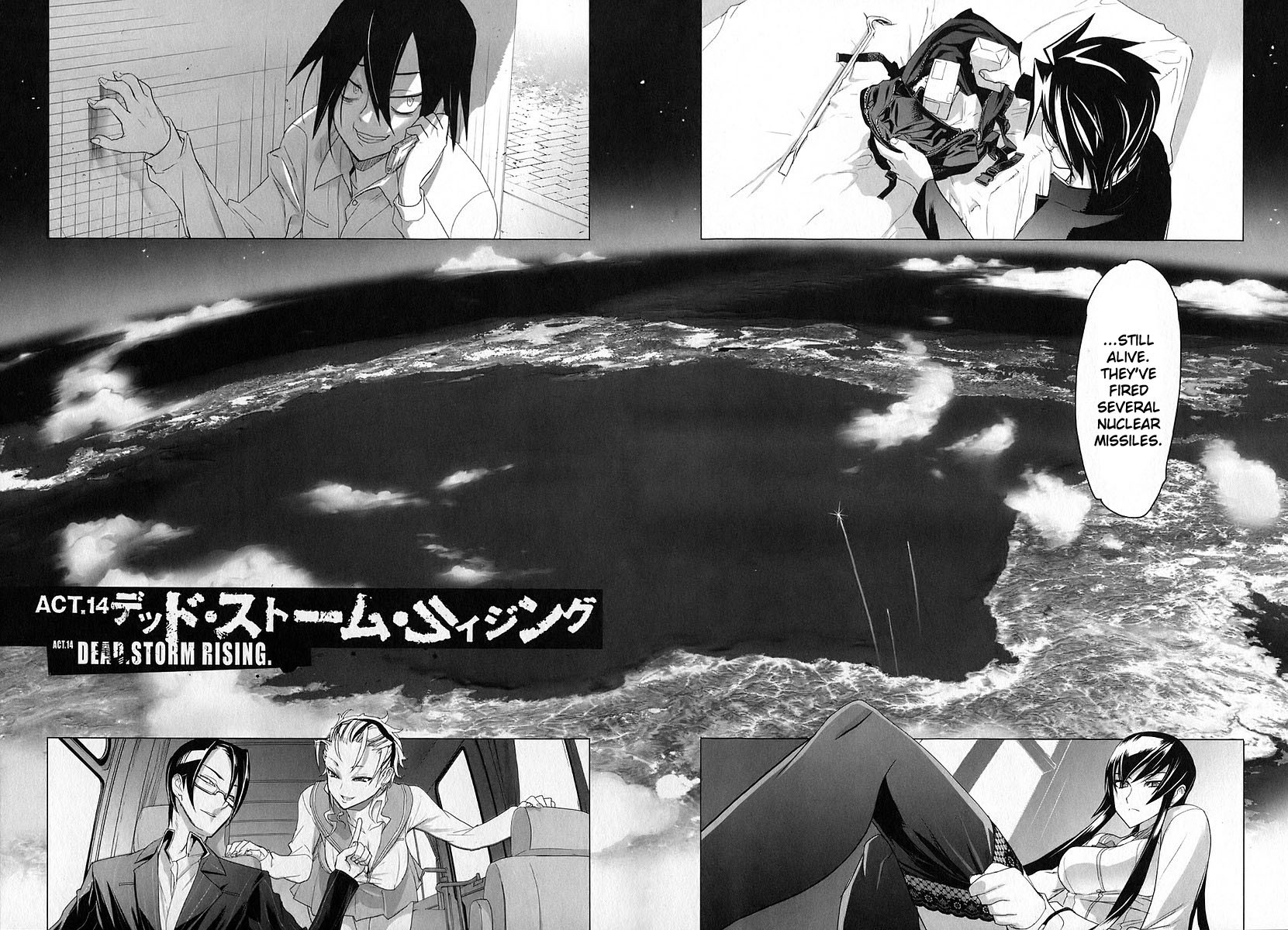 Highschool of the Dead Chapter 14 page 2 - Chapter 14: Dead Storm Rising