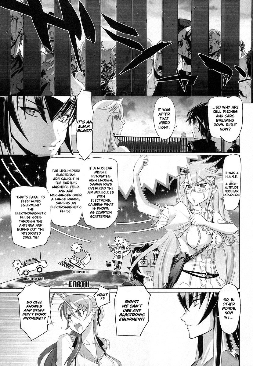 Highschool of the Dead Chapter 15 page 12 - Chapter 15: All Deads Attack