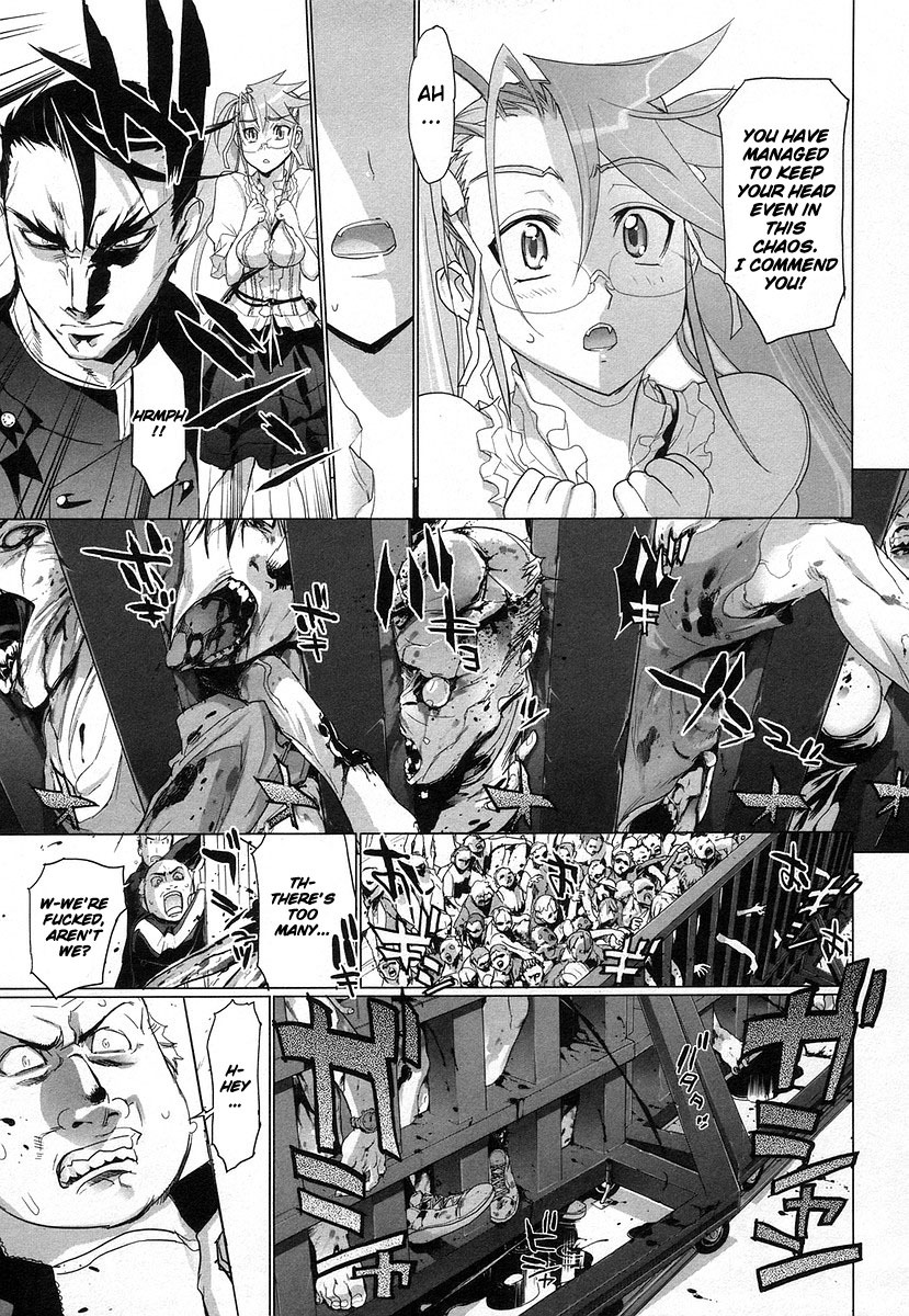 Highschool of the Dead Chapter 15 page 14 - Chapter 15: All Deads Attack