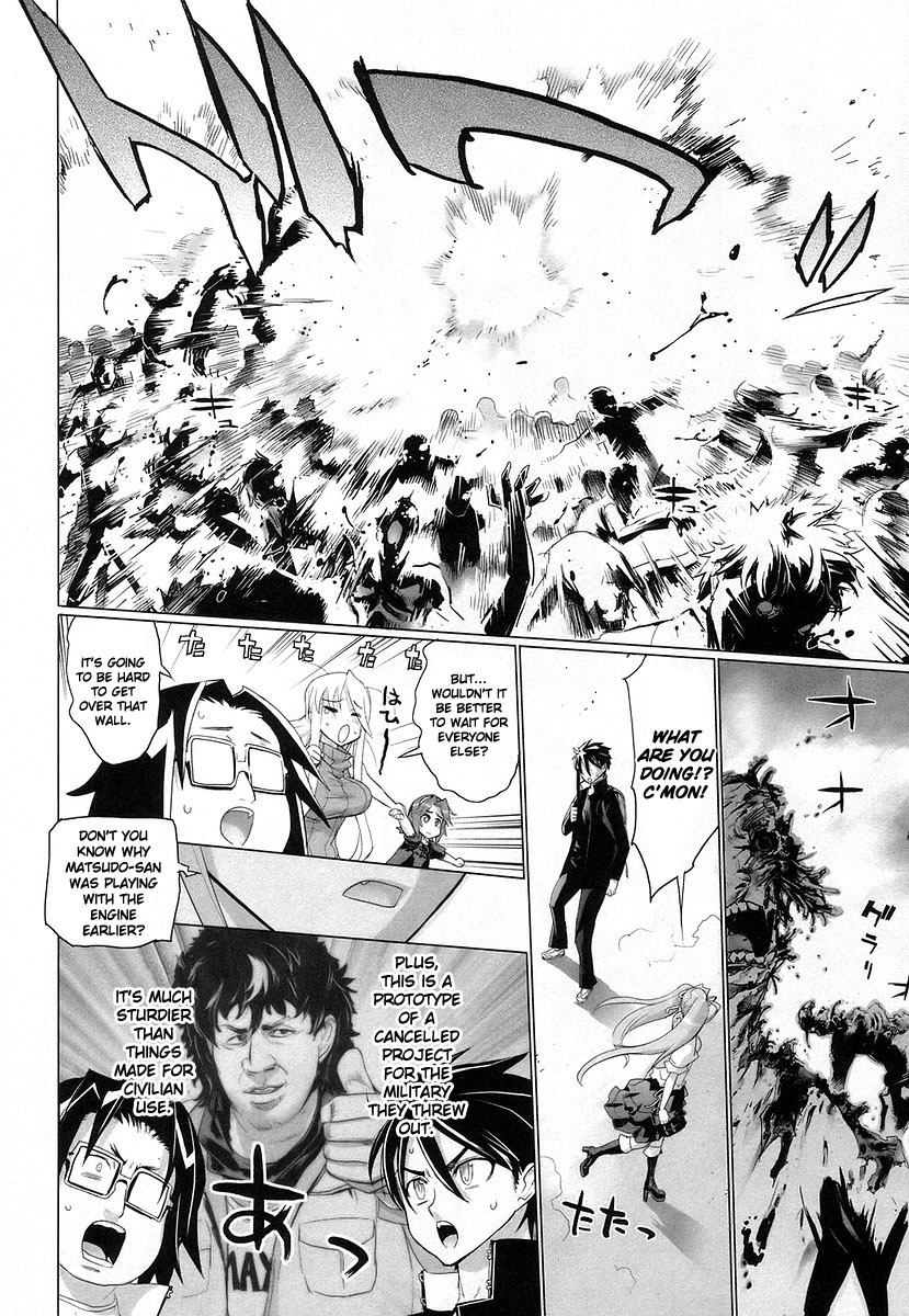 Highschool of the Dead Chapter 15 page 22 - Chapter 15: All Deads Attack