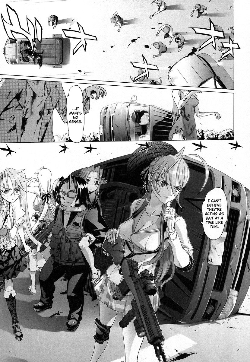Highschool of the Dead Chapter 16 page 12 - Chapter 16: The Girl Next Dead