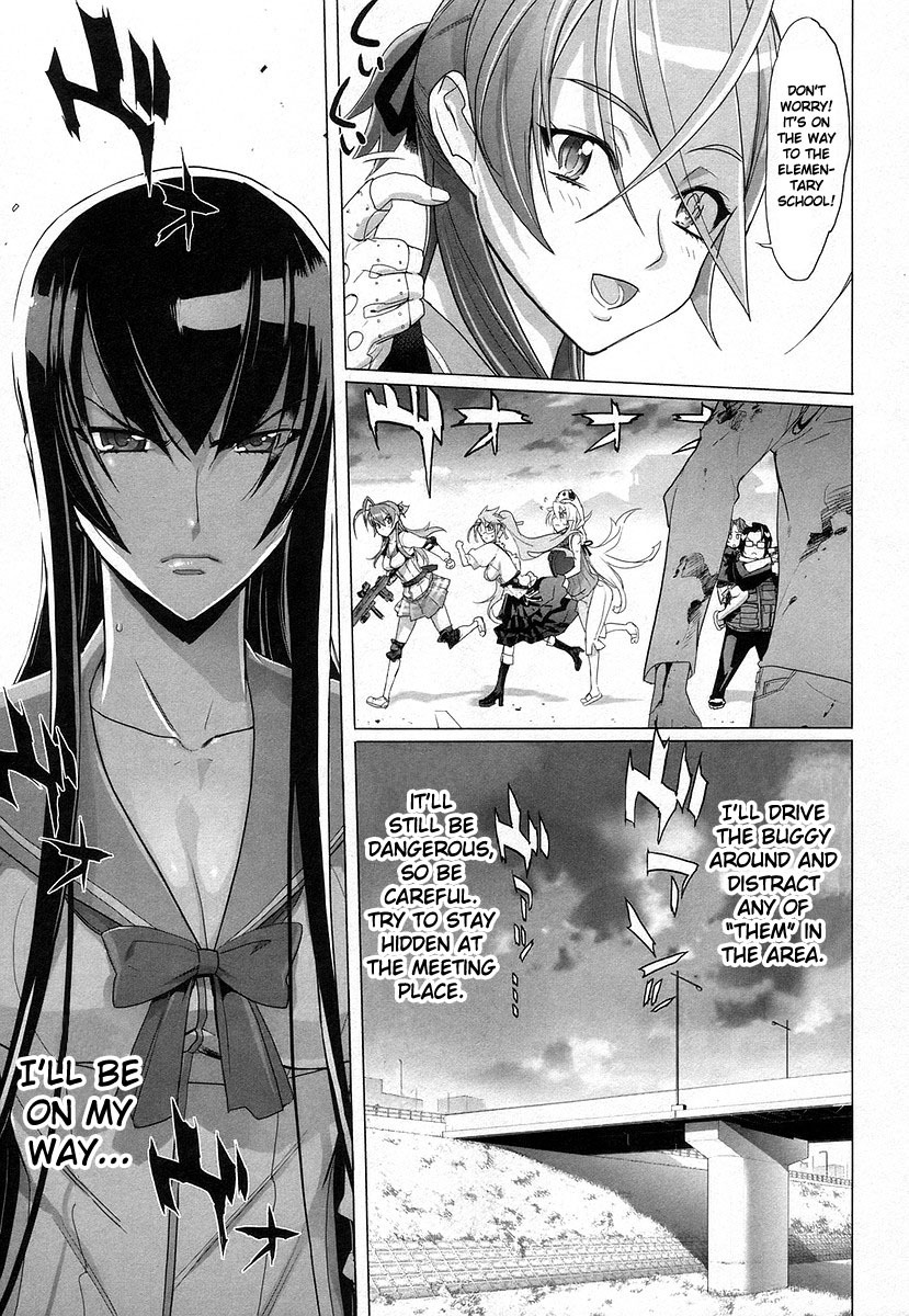 Highschool of the Dead Chapter 16 page 14 - Chapter 16: The Girl Next Dead