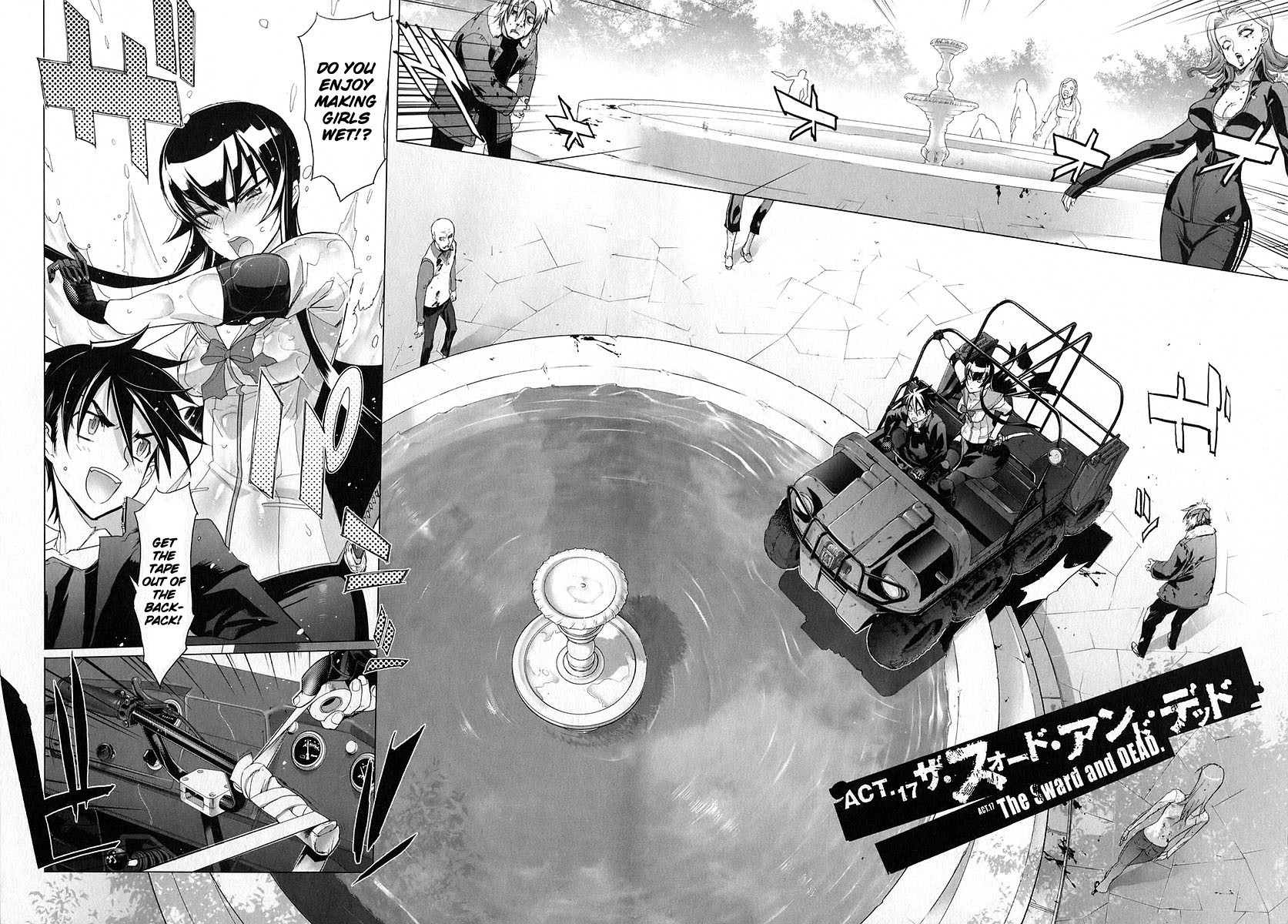Highschool of the Dead Chapter 17 page 2 - Chapter 17: The Sword and Dead