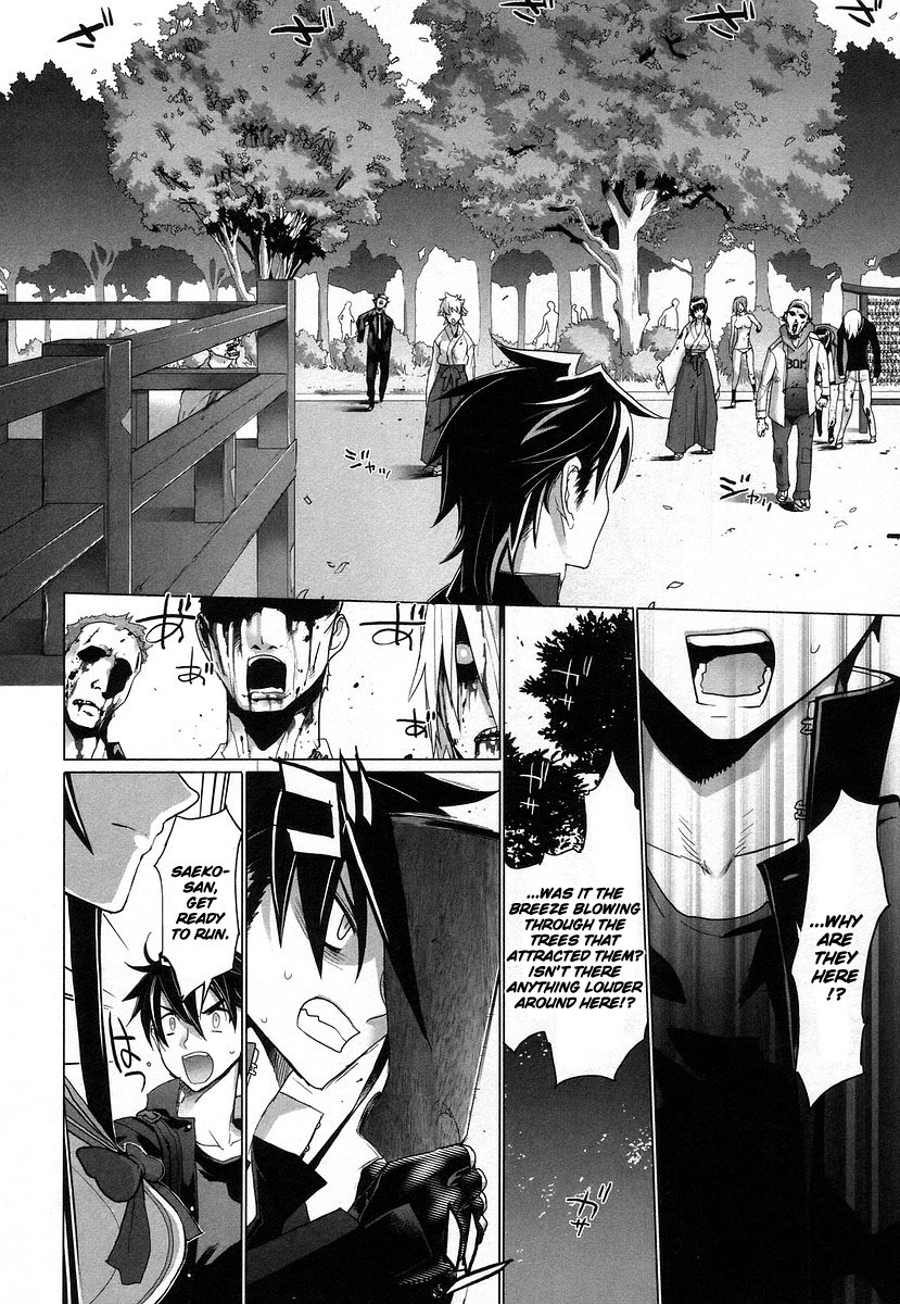 Highschool of the Dead Chapter 17 page 21 - Chapter 17: The Sword and Dead