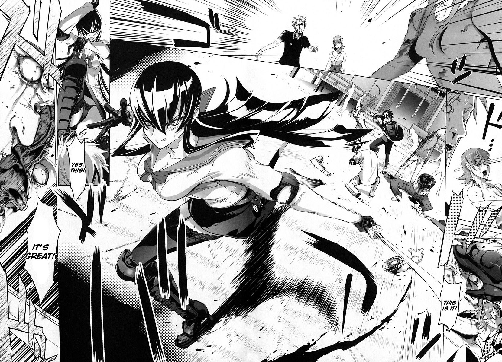 Highschool of the Dead Chapter 17 page 25 - Chapter 17: The Sword and Dead