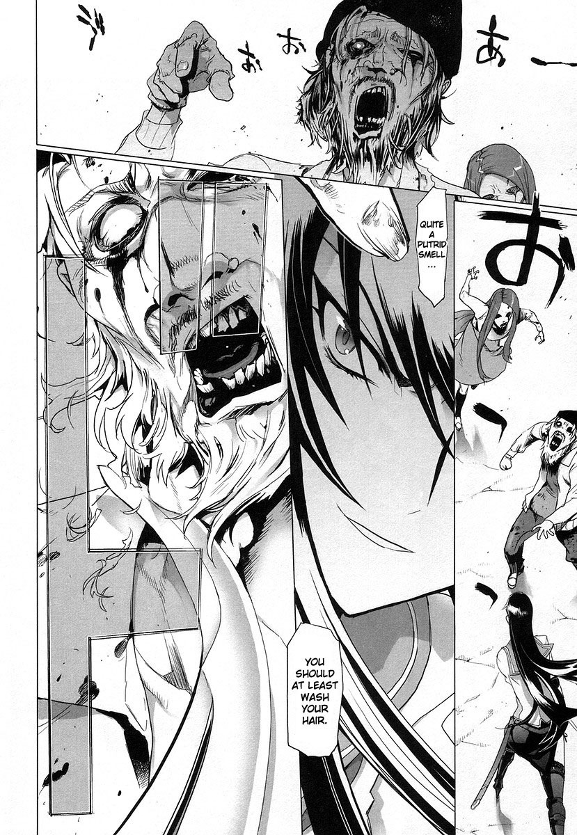 Highschool of the Dead Chapter 17 page 5 - Chapter 17: The Sword and Dead