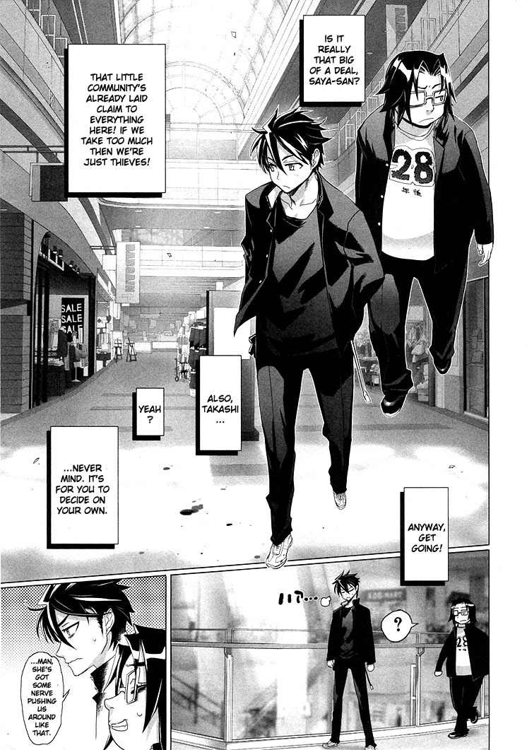 Highschool of the Dead Chapter 18 page 19 - Chapter 18: Legend of Dead