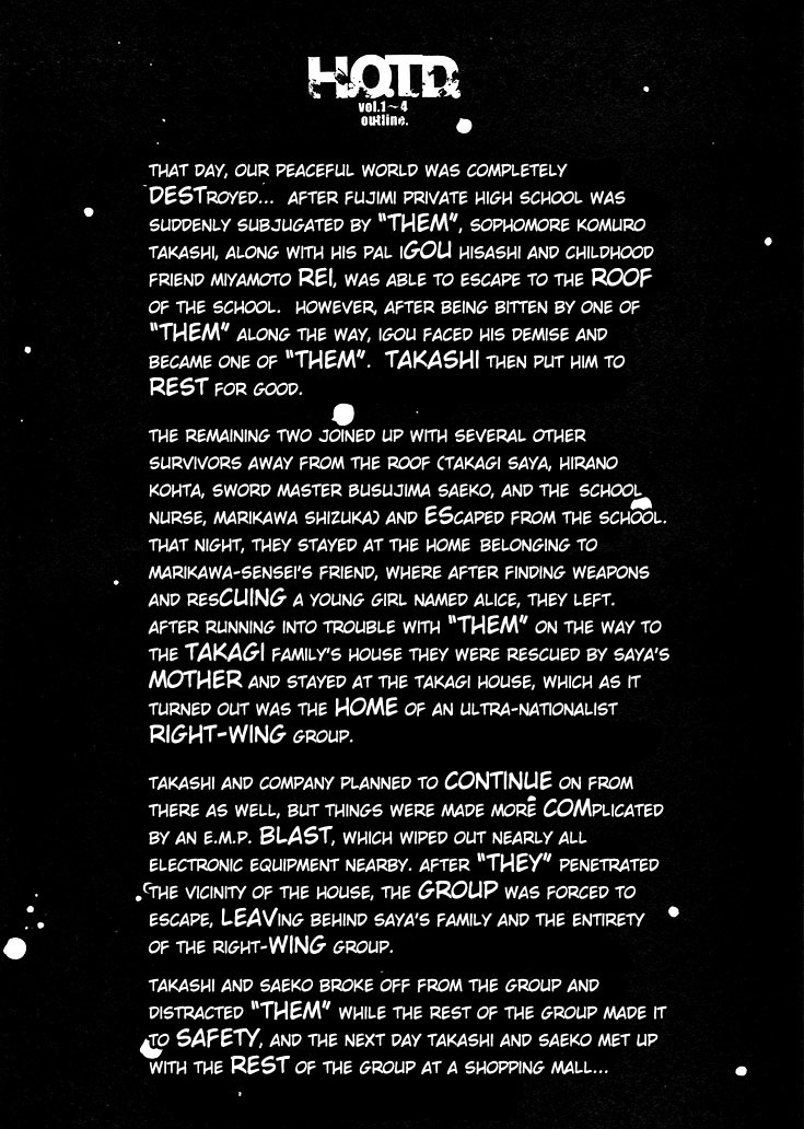 Highschool of the Dead Chapter 18 page 9 - Chapter 18: Legend of Dead