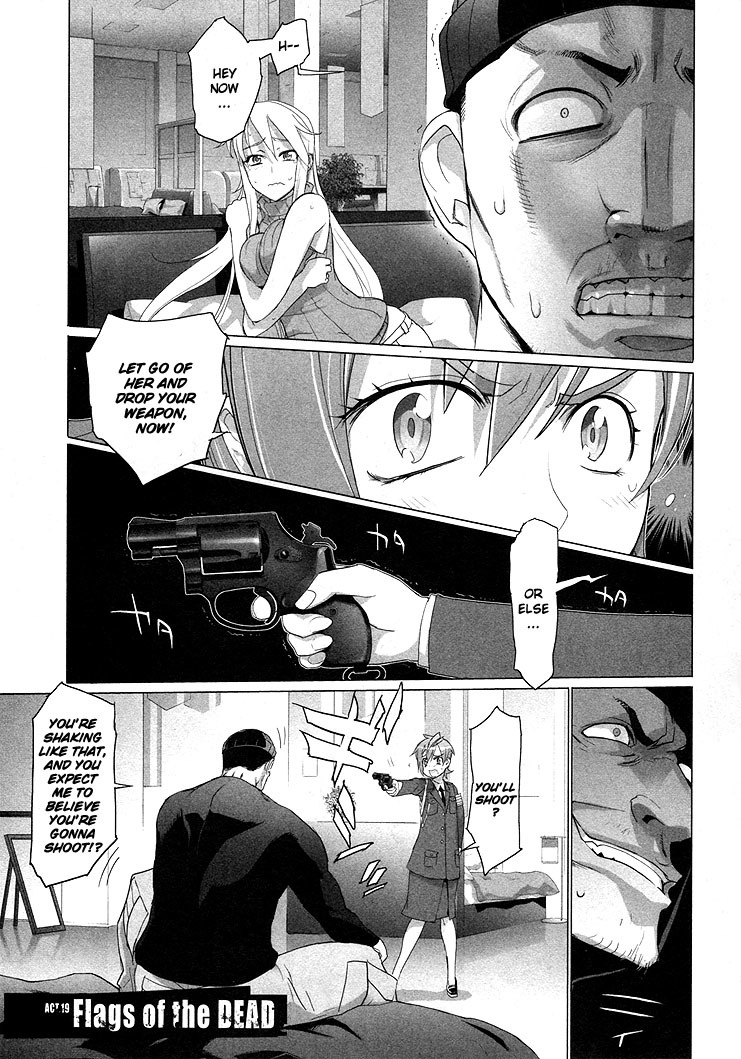Highschool of the Dead Chapter 19 page 1 - Chapter 19: Flags of the Dead