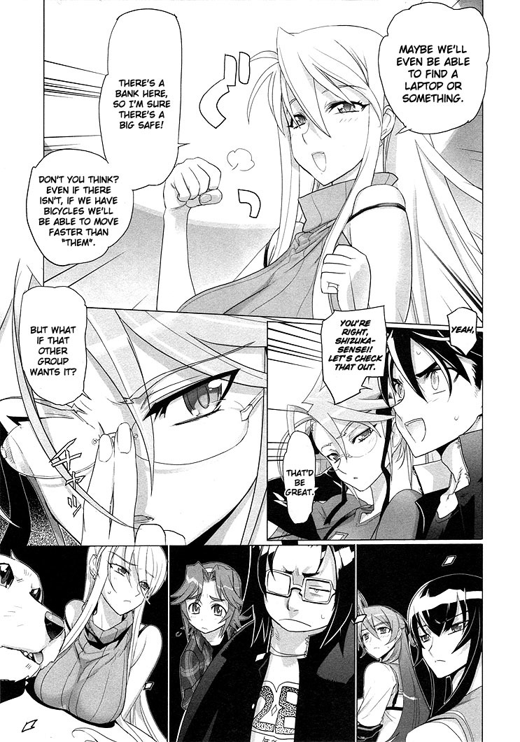 Highschool of the Dead Chapter 19 page 14 - Chapter 19: Flags of the Dead