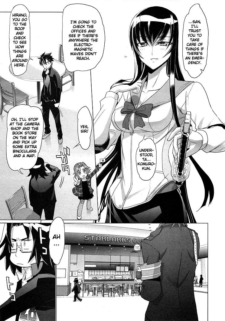 Highschool of the Dead Chapter 19 page 18 - Chapter 19: Flags of the Dead