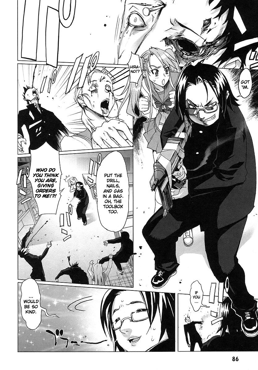 Highschool of the Dead Chapter 2 page 13 - Chapter 2: Escape From The Dead