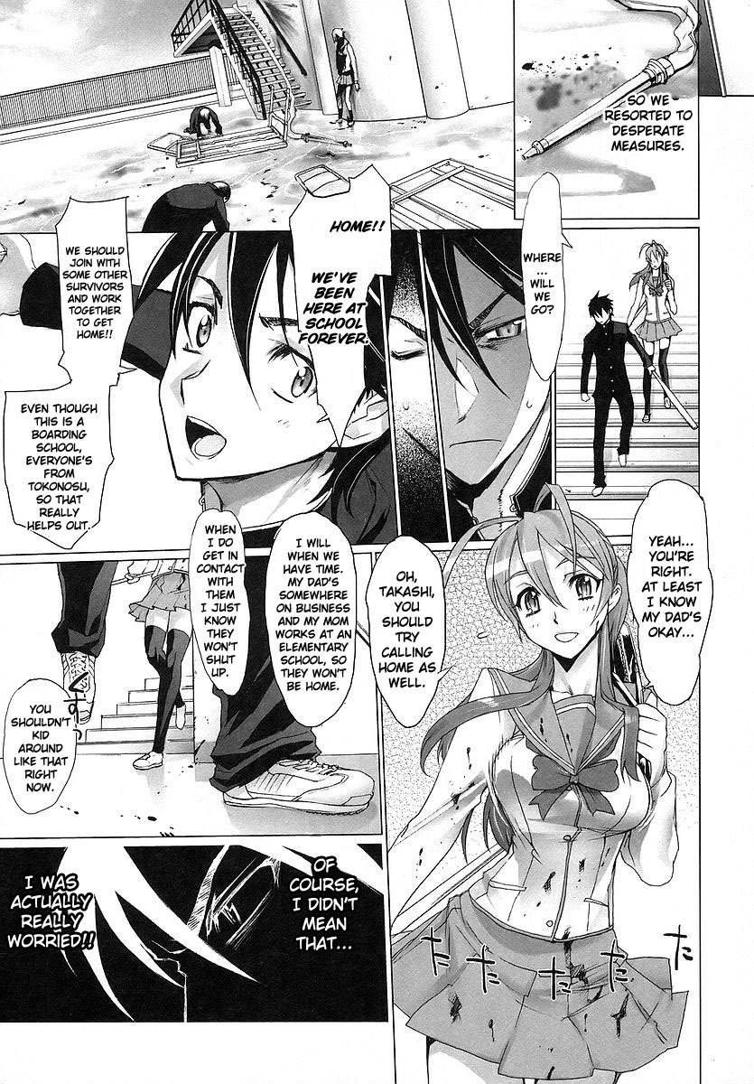 Highschool of the Dead Chapter 2 page 20 - Chapter 2: Escape From The Dead