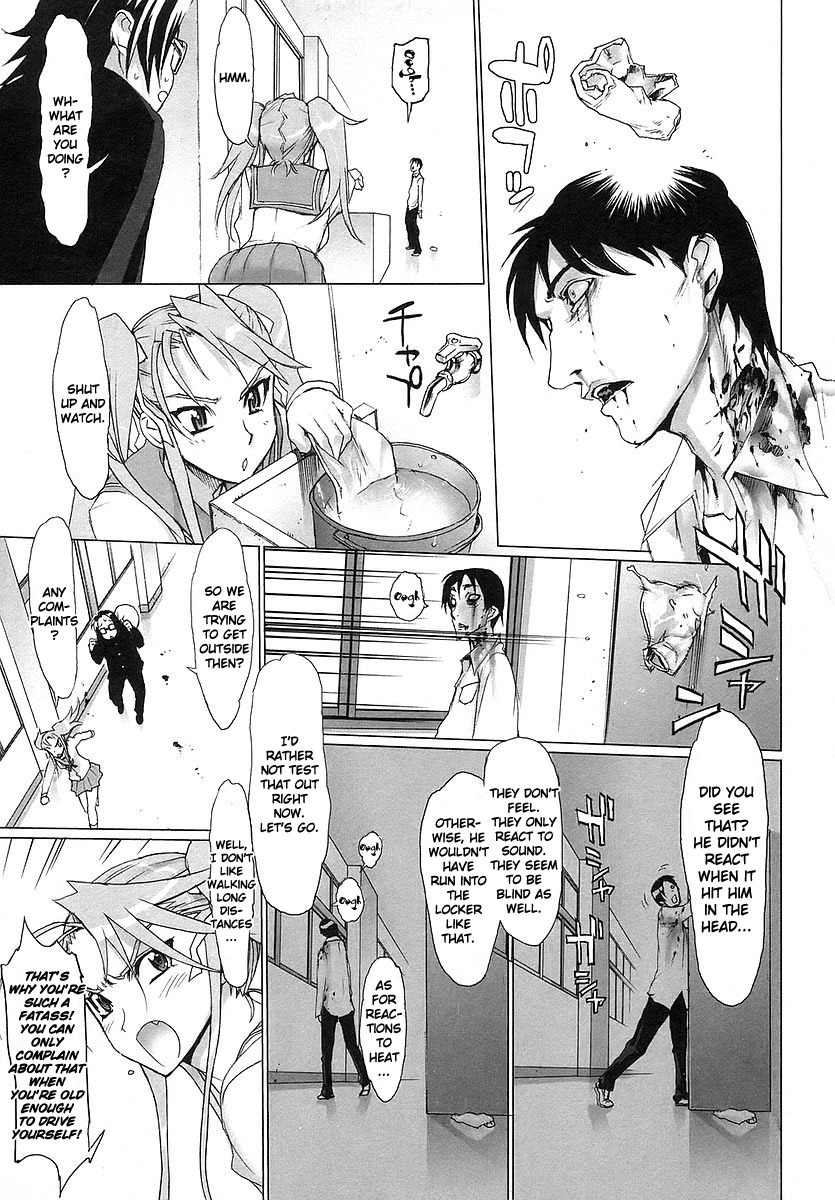 Highschool of the Dead Chapter 2 page 22 - Chapter 2: Escape From The Dead
