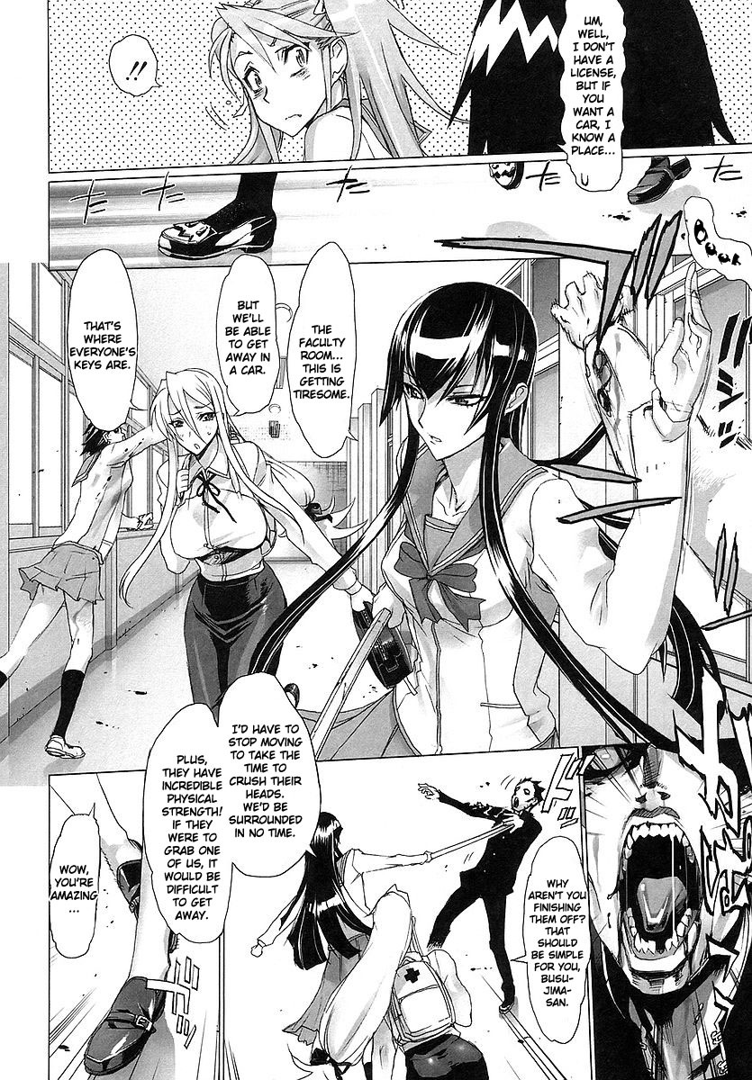 Highschool of the Dead Chapter 2 page 23 - Chapter 2: Escape From The Dead
