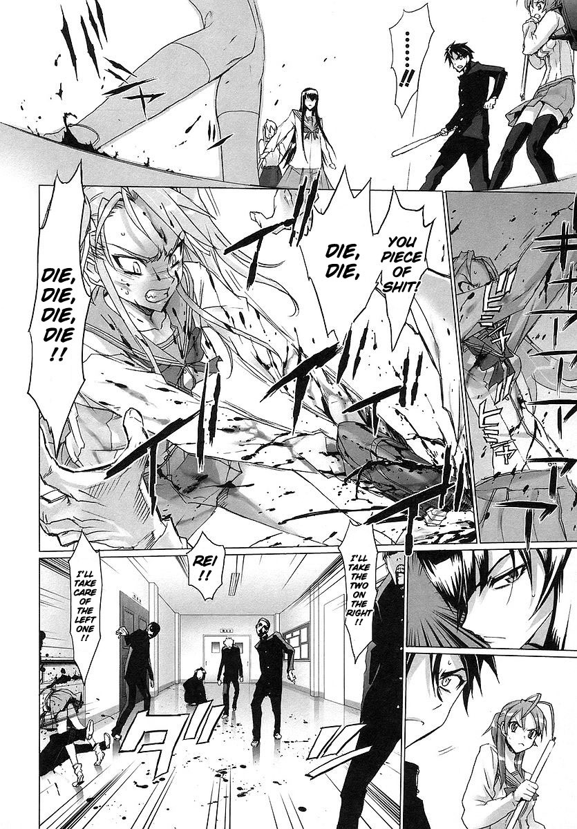 Highschool of the Dead Chapter 2 page 27 - Chapter 2: Escape From The Dead