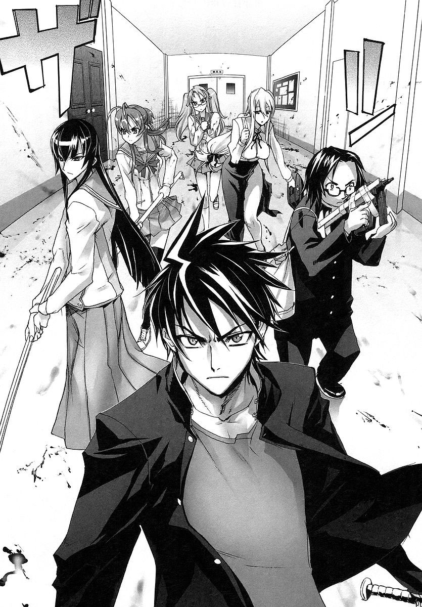 Highschool of the Dead Chapter 2 page 40 - Chapter 2: Escape From The Dead