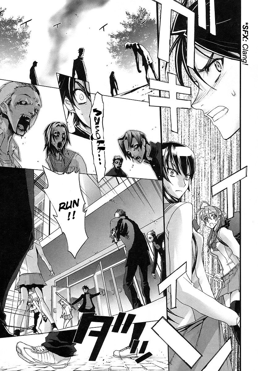 Highschool of the Dead Chapter 2 page 48 - Chapter 2: Escape From The Dead