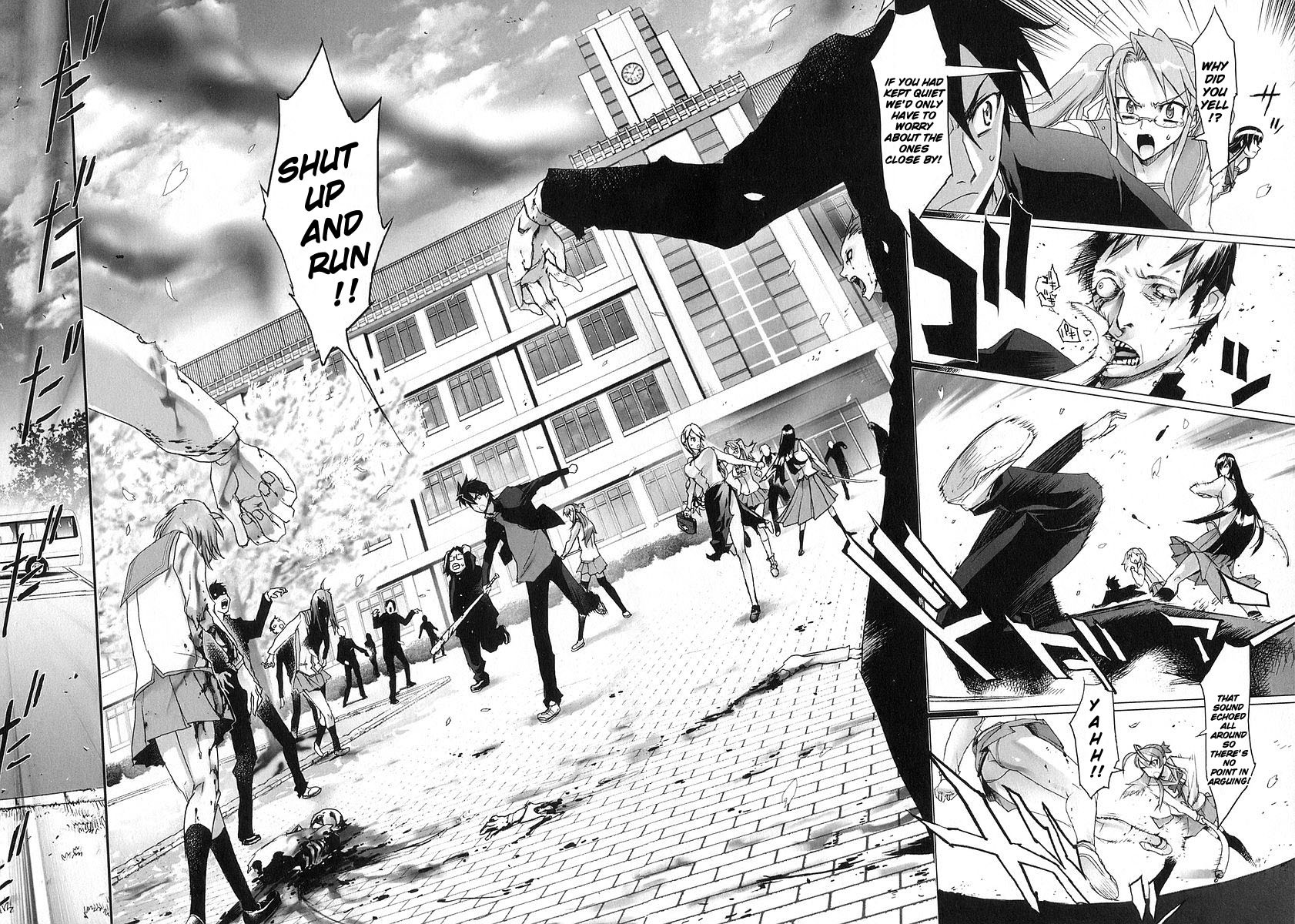 Highschool of the Dead Chapter 2 page 49 - Chapter 2: Escape From The Dead