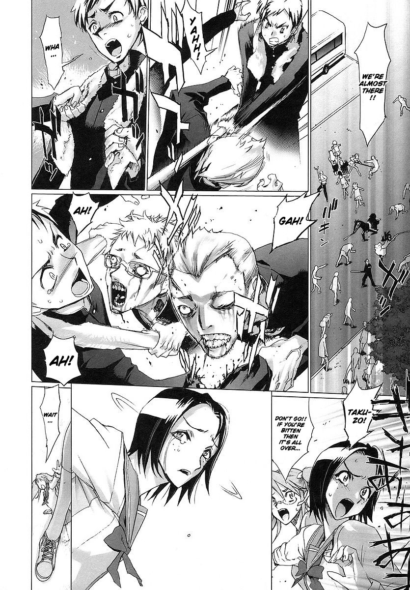 Highschool of the Dead Chapter 2 page 50 - Chapter 2: Escape From The Dead