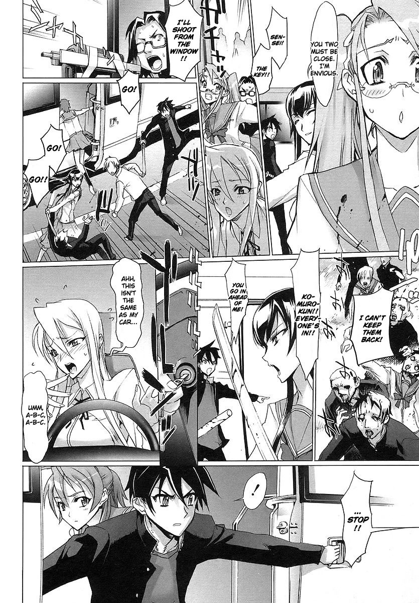 Highschool of the Dead Chapter 2 page 52 - Chapter 2: Escape From The Dead