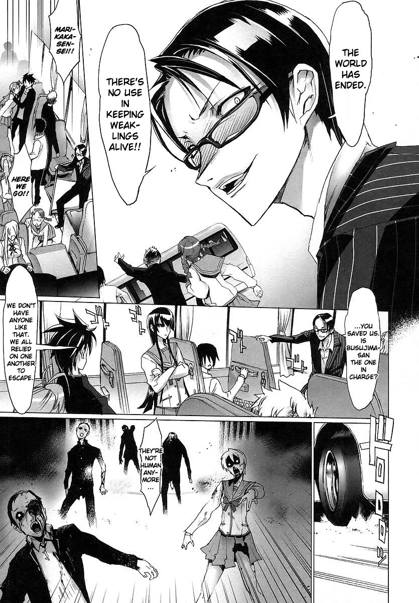 Highschool of the Dead Chapter 2 page 55 - Chapter 2: Escape From The Dead
