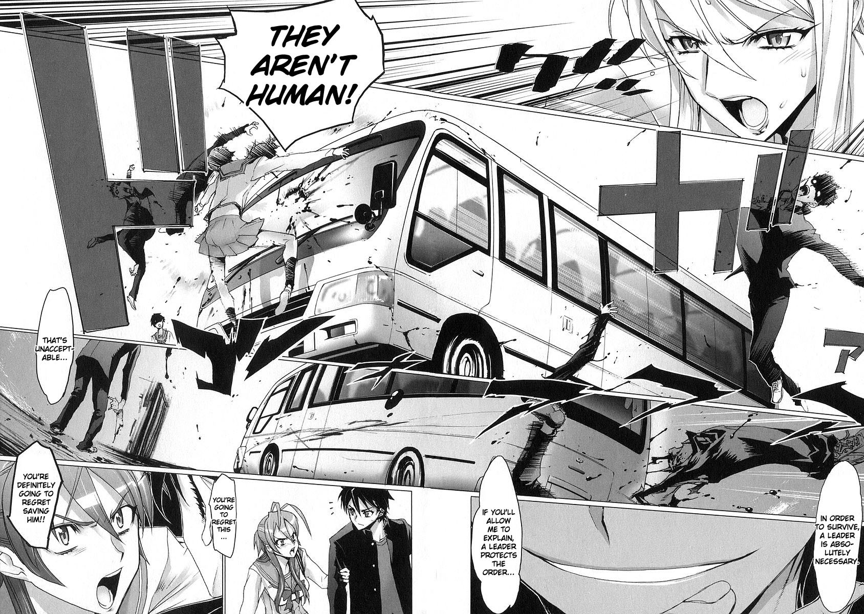 Highschool of the Dead Chapter 2 page 56 - Chapter 2: Escape From The Dead