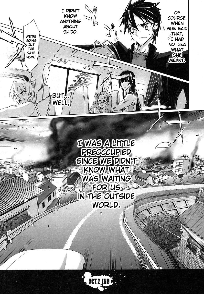 Highschool of the Dead Chapter 2 page 57 - Chapter 2: Escape From The Dead