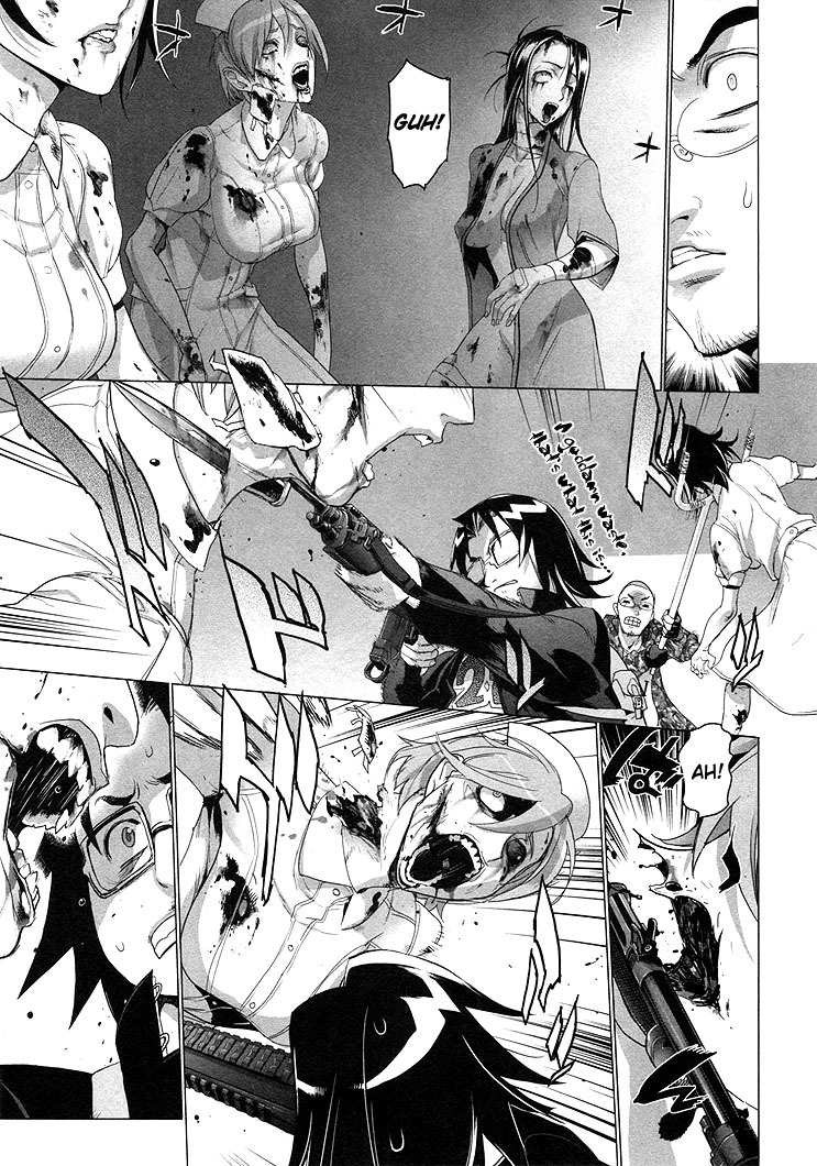 Highschool of the Dead Chapter 20 page 18 - Chapter 20: Blood and Dead