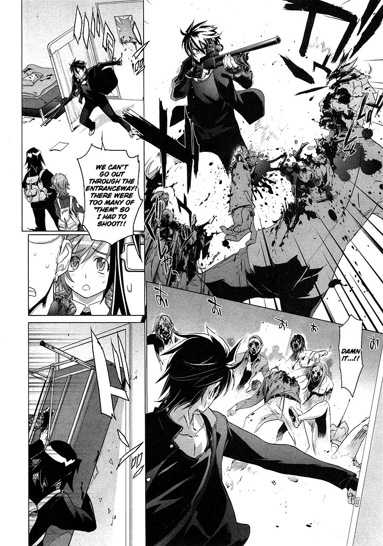 Highschool of the Dead Chapter 20 page 21 - Chapter 20: Blood and Dead