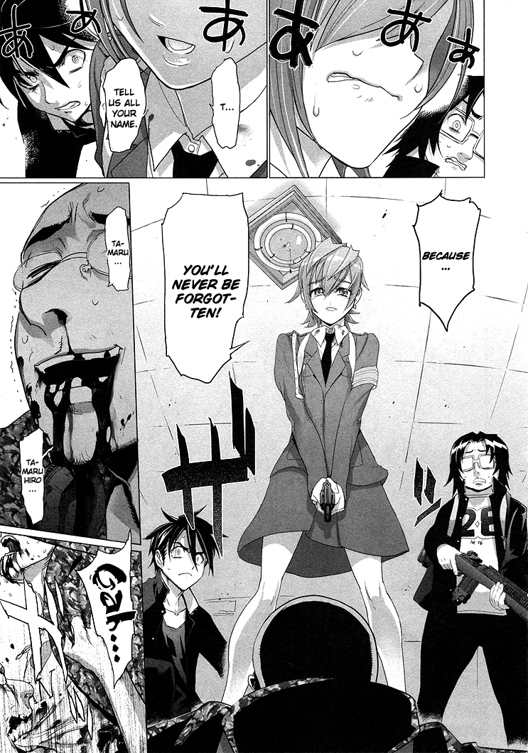 Highschool of the Dead Chapter 20 page 30 - Chapter 20: Blood and Dead