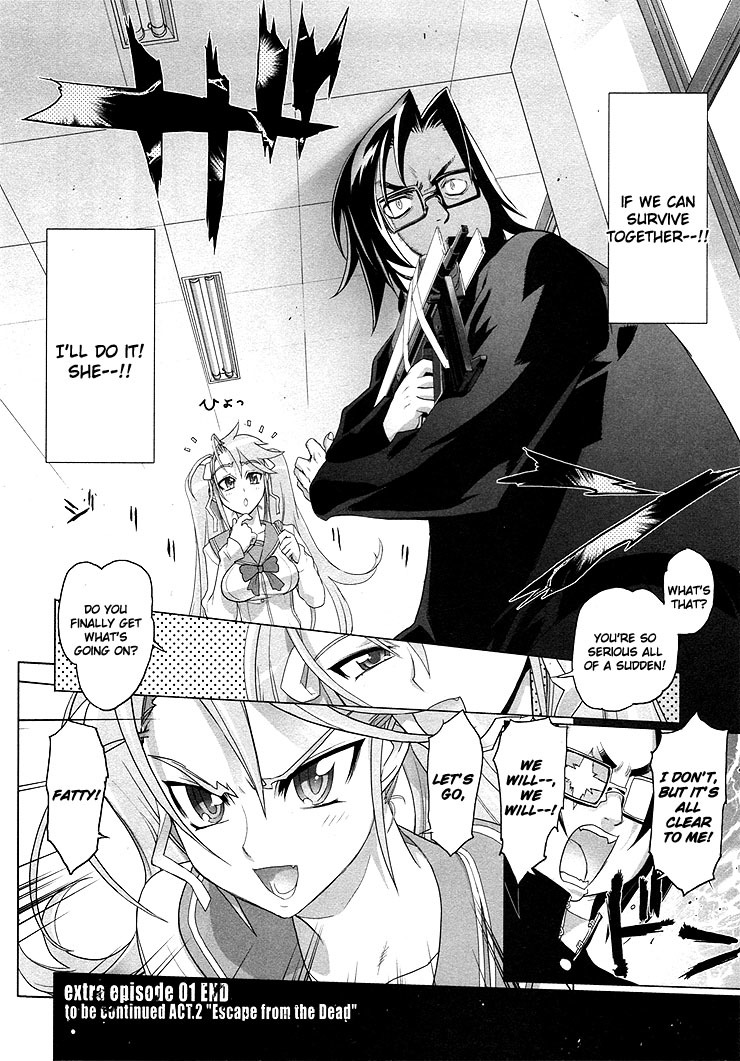 Highschool of the Dead Chapter 22.1 page 8 - Chapter 22.1: Extra Episode 01: Beginning of The Dead