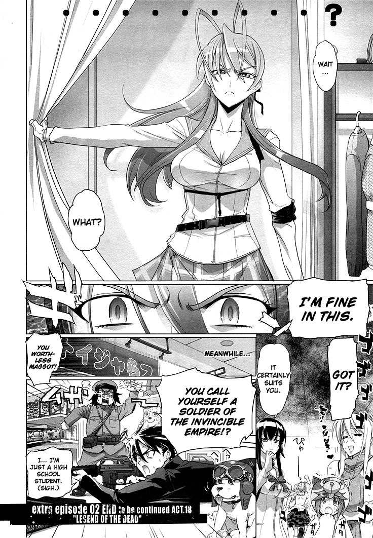 Highschool of the Dead Chapter 22.2 page 8 - Chapter 22.2: Extra Episode 02: Cosplay of the Dead